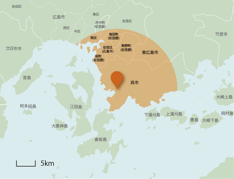 訪問エリアマップ